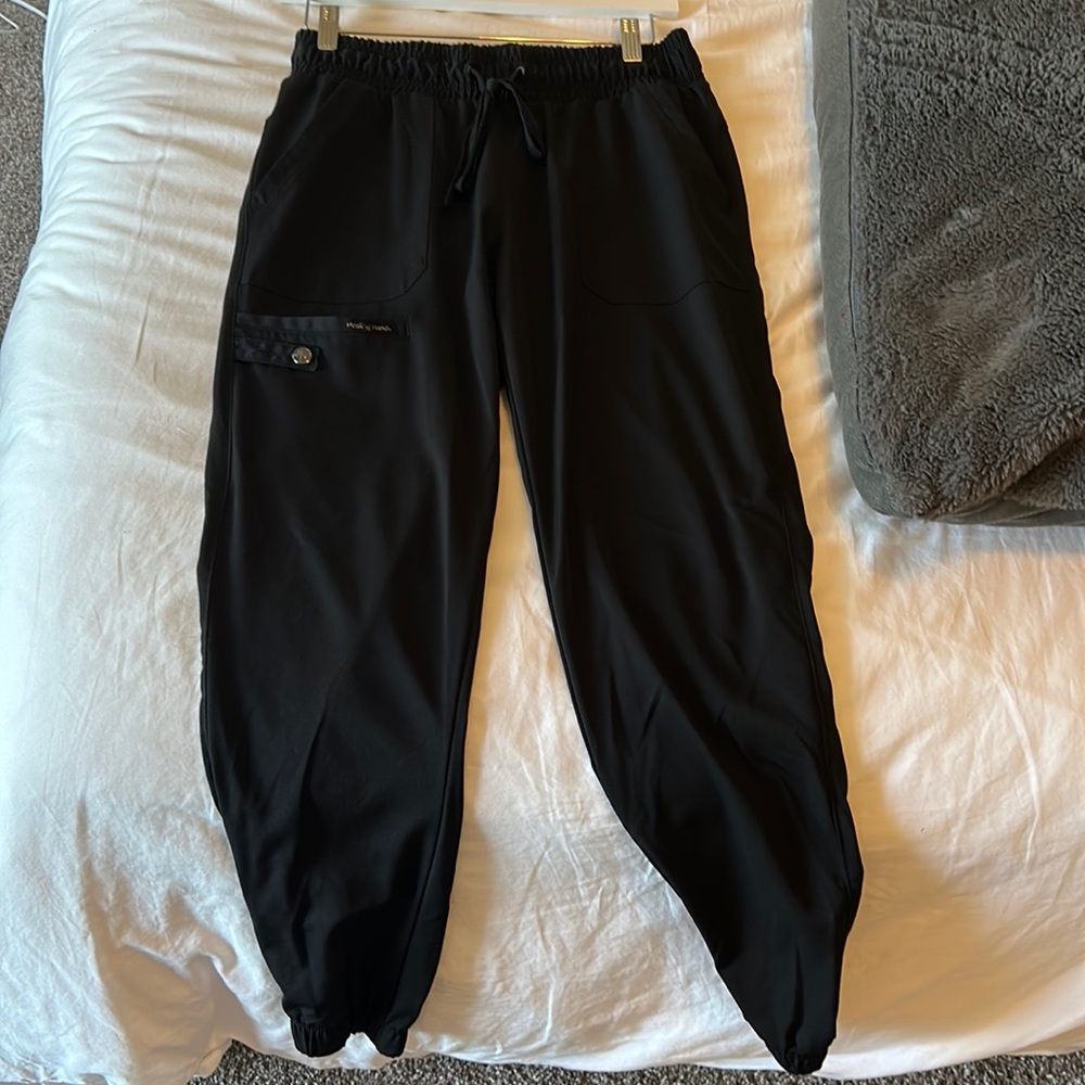 Black Healing Hands Scrubs